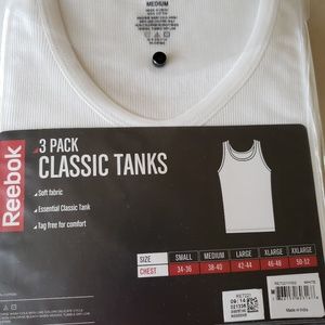 reebok 3 pack classic tanks
